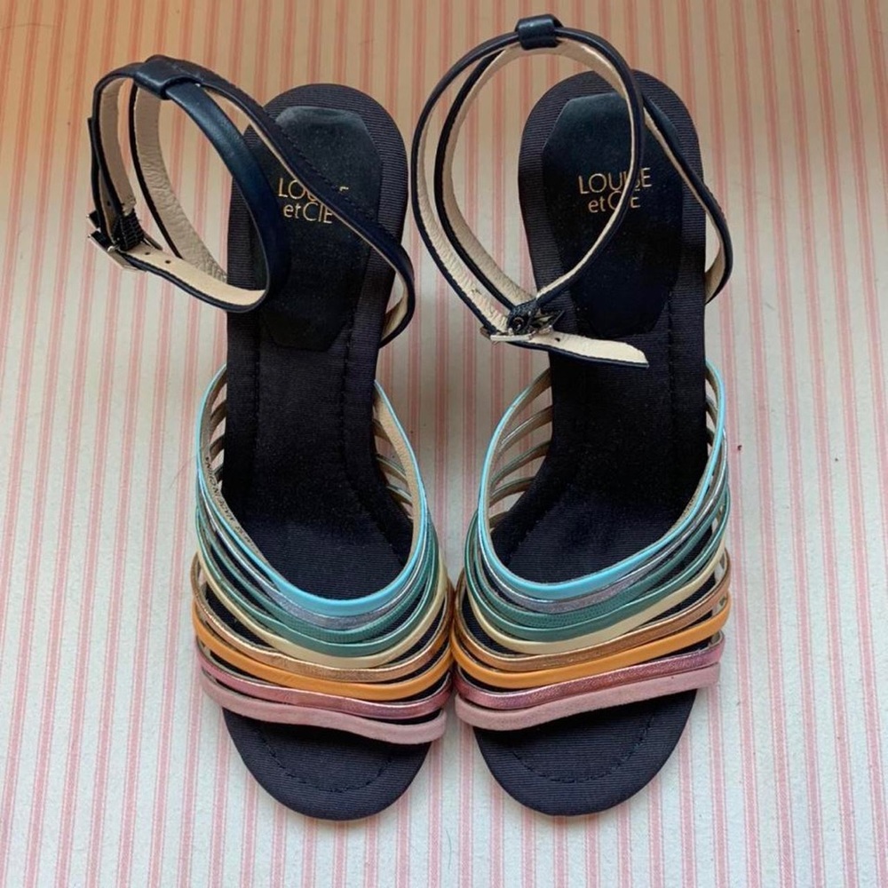 Louise et Cie rainbow heels